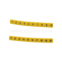 Oznacznik przewodów EZ-5/1 (opak 100szt) | R34RR-02050300200 Ergom