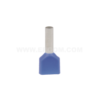 Końcówka tulejkowa izolowana Cu, HI 2X2,5/10 przekrój: 2x2,5mm2, dł. tulejki 10 (opak 100szt) | E08KH-02020105521 Ergom