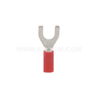 Końcówka kablowa widełkowa izolowana KWI 1/5 PCV przekrój: 1,0mm2, otwór pod śrubę M5 (opak 100szt) | E09KO-02030400500 Ergom