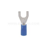Końcówka widełkowa izolowana KWI 2,5/5 PCV przekrój: 2,5mm2, otwór pod śrubę M5 (opak 100szt) | E09KO-02030401200 Ergom
