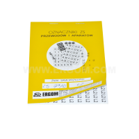 Oznaczniki samoprzylepne ZS 7X10/9, białe (opak 2000szt) | E04ZP-02030101600 Ergom