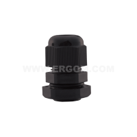 Dławnica kablowa izolacyjna DP 9H BK z gwintem PG, czarna | E03DK-01030300103 Ergom