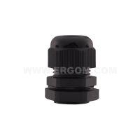 Dławnica kablowa izolacyjna DP 16H BK z gwintem PG, czarna | E03DK-01030300403 Ergom