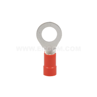 Końcówka oczkowa izolowana KOI 10/10, przekrój: 10mm2, otwór pod śrubę M10 | E09KO-02010103502 Ergom