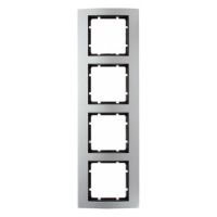 Ramka poczwórna, alu/antracyt, B.3 | 10143004 Hager