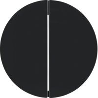 Klawisze do łącznika 2-klawiszowego, czarny, połysk, R.1/R.3 | 16232045 Hager