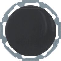 Gniazdo Schuko z pokrywą, samozaciski, czarny, połysk, R.classic | 47442045 Hager