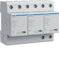 Ogranicznik przepięć T1 kombinowany 3P sieć TN-C Iimp=75kA Up?1,5kV, SPD | SPN800 Hager