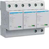 Ogranicznik przepięć T1 kombinowany 3P TN-C Iimp=75kA Up?1,5kV styk FM, SPD | SPN800R Hager