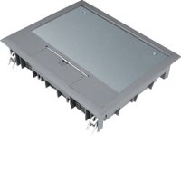 Pokrywa uchylna VE09 200x253 wykładzina 5mm stal szary PA, Tehalit.VE-EE | VE09057011 Hager