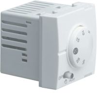 Regulator temperatury pomieszczenia z wejściem obniżenia temperatury, 2M, biały, Systo | WS314 Hager