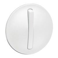 Klawisz pojedynczy slim do łączników z pierścieniem podświetlanym biały, Celiane | 065003 Legrand