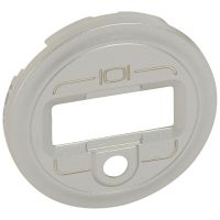 Plakietka do gniazd HD15+Jack, tytanowa, Celiane | 068519 Legrand