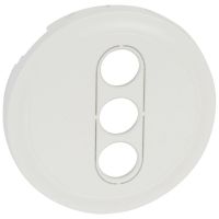 Plakietka gniazd 3xRCA/YUV/S-V, biała, Celiane | 068213 Legrand