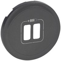 Plakietka do gniazd 2xUSB, 5V grafitowa, Celiane | 067956 Legrand
