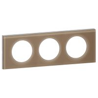 Ramka potrójna,szkło mokka, Celiane | 069463 Legrand