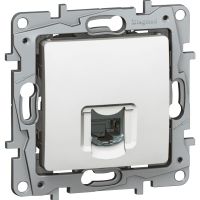 Gniazdo 1xRJ45 kat. 6 ftp białe Niloe/Niloe Selection | 664777 Legrand