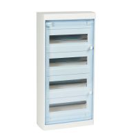 Rozdzielnica naścienna Nedbox 4x12, IP40, drzwi transparentne | 601249 Legrand