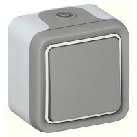 Łącznik schodowy 10AX IP55 szary komplet Plexo55 | 069711 Legrand