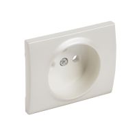 Plakietka gniazda pojedynczego z/u, pearl, Sistena Life | 771527 Legrand