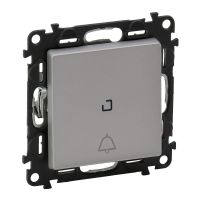 Przycisk przełączy NO/NC podświetlany, aluminium 12 V, Valena Life | 752313 Legrand