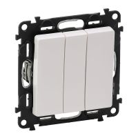 Łącznik potrójny 10AX, biały, Valena Life | 752103 Legrand