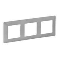 Ramka potrójna uniwersalna aluminiowa Valena Life | 754133 Legrand
