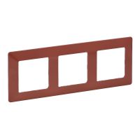 Ramka potrójna uniwersalna czerwona, Valena Life | 754073 Legrand