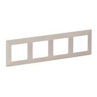 Ramka poczwórna uniwersalna beżowa Valena Life | 754044 Legrand