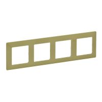 Ramka poczwórna uniwersalna zielona, Valena Life | 754084 Legrand