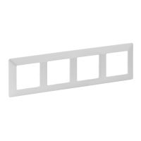 Ramka poczwórna Neutral perłowa, Valena Life | 754144 Legrand