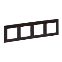 Ramka poczwórna uniwersalna drewno, Valena Life | 754174 Legrand