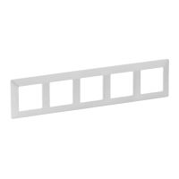 Ramka pięciokrotna X5 perłowa, Valena Life | 754145 Legrand