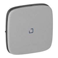 Klawisz do łącznika jednobiegunowego podświetlanego, aluminium, Valena Allure | 755087 Legrand