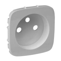 Plakietka gniazda pojedynczego z/u, aluminium, Valena Allure | 755307 Legrand