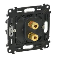 Gniazdo głośnikowe pojedyncze bananowe, mechanizm, Valena Life | 753076 Legrand