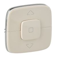 Plakietka przycisku sterowania rolet, kremowy, Valena Allure | 755146 Legrand