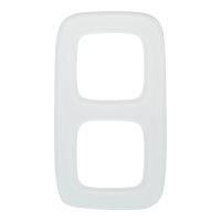 Ramka podwójna, białe szkło, Valena Allure | 755542 Legrand