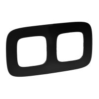 Ramka podwójna uniwersalna czarna Valena Allure | 754402 Legrand