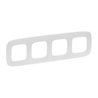 Ramka poczwórna, biała, Valena Allure | 754304 Legrand