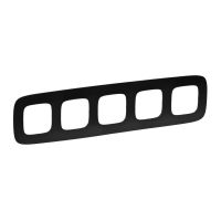 Ramka pięciokrotna, czarny mat, Valena Allure | 754405 Legrand