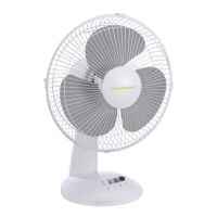 Wentylator biurkowy VENETO-30GR 40W biało-szary | 23812 Kanlux