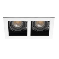 Oprawa sufitowa punktowa, pierścień ozdobny ARET 2XMR16-W | 26723 Kanlux