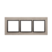 Ramka potrójna Nature-Beton, Funda Mente, IP20/IP44* DRN3/93 Simon 54 | drn3/93 Kontakt Simon