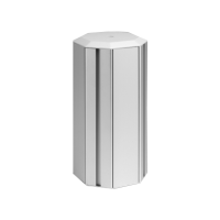 Minikolumna 4-stronna, wys.210mm 125x130mm, 4x4xK45, aluminium ALK544/8 Simon Connect | ALK544/8 Kontakt Simon