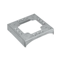 Podstawa 1 wycięcie 130x18 i 3 nacięcia 85x18, aluminium, KTA813/8, Simon Connect | KTA813/8 Kontakt Simon
