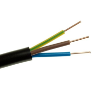 Przewód 03VV-F (OMY) 3G1,5 300/300V, czarny | WCB4003E005BA0J Eltrim