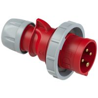 Wtyczka przenośna Shark 32A 3P+Z 400V 50/60Hz 6h IP67 | 0242-6 PCE