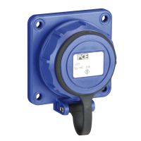 Gniazdo tablicowe Nautilus z bolcem uziemnienia 16A 2P+Z 230V 50/60Hz IP66/68 | 20341-8b PCE