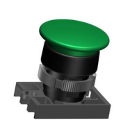 Napęd przycisku krytego NEF22-K z samopowrotem, zielony | W0-N-NEF22-K Z Promet